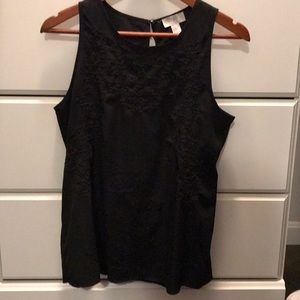 Loft Black slinky top